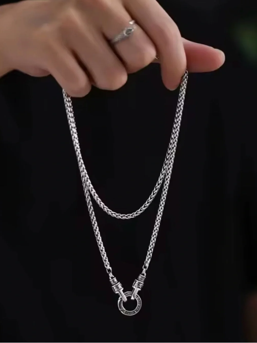 New Silver Rope Chain, Stamped